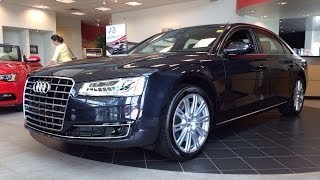 2015 Audi A8 L 40T Quattro Tiptronic Exterior amp Interior In Depth Review [upl. by Merat805]