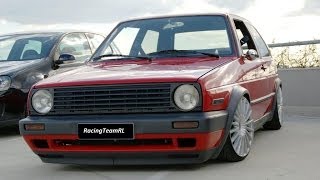 GOLF 2 GTI vs GOLF 3 GTI Funny Race almost Crash [upl. by Oinotnanauj710]