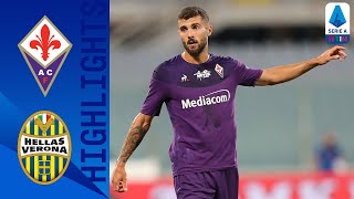 Fiorentina 11 Hellas Verona  Cutrones Last Minute Equaliser Saves Fiorentina  Serie A TIM [upl. by Earissed]