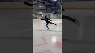 lutz jump lesson ❤️ figureskater adultskaters practice [upl. by Koralie447]