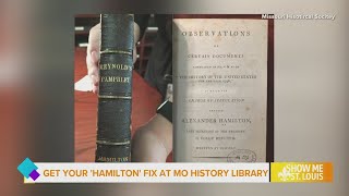 Get your Hamilton fix at the Missouri Historical Societys Saturday Speaker Series [upl. by Yarahs120]