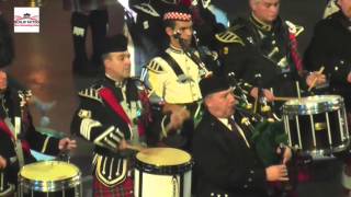 Massed Pipes amp Drums live  Berlin Tattoo 2015 medley [upl. by Korns]