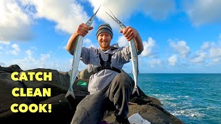 GARFISH  Catch Clean Cook  Mini Marlin Of the UK [upl. by Amalita378]