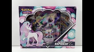 Pokémon Galarian Rapidash V Box Opening [upl. by Kapor]