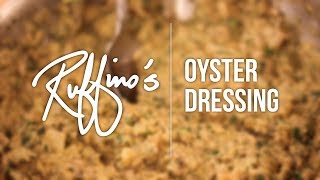 Ruffinos  How to Make Oyster Dressing [upl. by Hillary812]