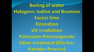 Disinfection Process in Water Treatment Plant  Methods of Disinfection  Ozonation  UV radiation [upl. by Pagas751]