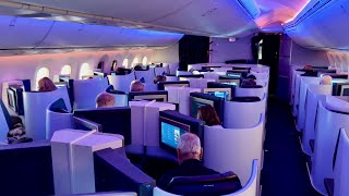 KLM Business Class  Boeing 787 from Amsterdam to Cape Town FABULOUS flight [upl. by Hanna720]