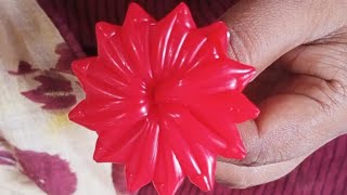 palastic wire new modal flower making palastic wire flower banane ka tarika [upl. by Oaks]