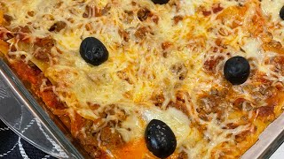 Lasagnes rapides sans béchamel Быстрая лазанья без соуса бешамель [upl. by Llednyl]