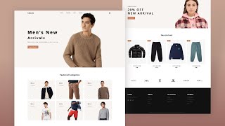 How To Make Ecommerce Website Using HTML And CSS Step By Step  Complete Responsive Website [upl. by Eisenberg343]