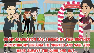 On My Graduation Day I Found My Twin Brother Accepting My Diploma He Smirked [upl. by Ymar]