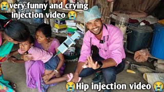 injection video baby crying  Injection video baby crying on hip in hospital  injection video [upl. by Kcirdahc]