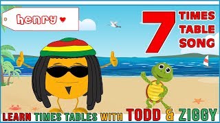 7 Times Table Song Learning is Fun The Todd amp Ziggy Way [upl. by Eirallih]