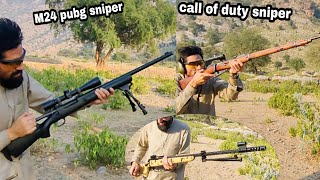 M24 PUBG sniper vs call of duty sniper [upl. by Miner]