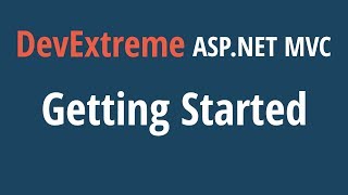 DevExtreme ASPNET MVC Getting Started [upl. by Anelle]