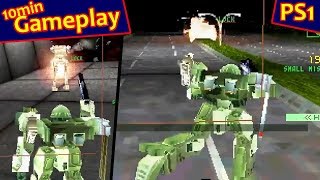 Armored Core  PS1 Gameplay [upl. by Adnilram38]