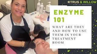 Spring cleaning for your skin Enzyme 101 what are they and how to use them in your treatment room [upl. by Sidoon661]