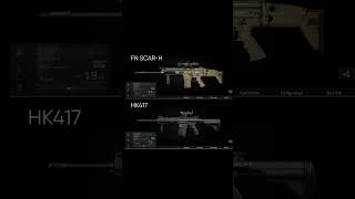 FN SCARH vs HampK HK417  Magnum 30 [upl. by Ebbarta]