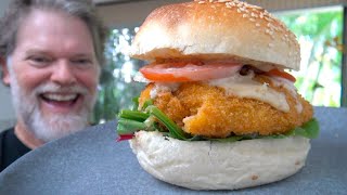 Easy Delicious Chicken Kiev Burger Recipe [upl. by Lind]