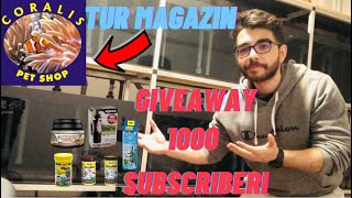 1000 SUBSCRIBERI  TUR MAGAZIN CORALIS  GIVEAWAY [upl. by Alys634]