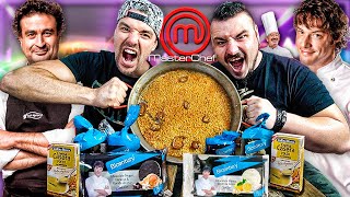 PROBANDO COMIDA RÁPIDA de MASTERCHEF JORDI CRUZ Y PEPE RODRIGUEZ PUBLICIDAD de COCINEROS [upl. by Oberstone]