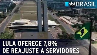 Lula oferece 78 de reajuste a servidores e R 20000 no vale  SBT Brasil 170223 [upl. by Aidas273]