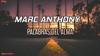 PALABRAS DEL ALMA  Marc Anthony Letra Salsa Cali [upl. by Deonne]