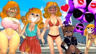 ALL SECRETS LOVE MISS DELIGHT DOGDAY x Freddy Girl FNAF  Poppy Playtime CHAPTER 3 In Garrys Mod [upl. by Andres641]