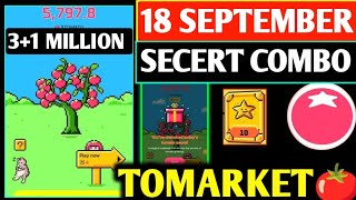 🍅Tomarket Airdrop Combo 19 September  Tomarket Daily Combo Today  Tomarket Secret Combo Today [upl. by Aleunamme]