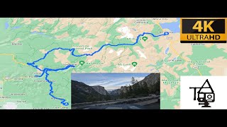 Yosemite NP complete scenic drive  Real time  4K [upl. by Gnav]