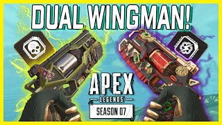 The Insane New Dual Wingman Combo In Apex Legends Season 7 Now On Steam [upl. by Atekan]