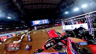 GoPro Ken Roczen Wins 2020 Glendale Supercross Triple Crown  Main Event 1 amp 3 Highlights [upl. by Lesna]