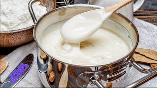 🥛 Aprende a hacer SALSA bechamel y salsa blanca en minutos 🥘 [upl. by Anehsak]