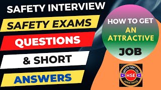 Interview Questions and Answers  How to get an attractive job  Excavation vs Trench safetyfirst [upl. by Eyssej10]