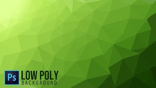 How to make a Low Poly BackgroundWallpaper Design Photoshop Tutorial [upl. by Iruahs]