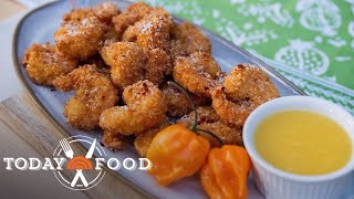 Coconut shrimp with mango chili sauce Get the recipe [upl. by Sirois]