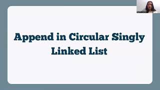 circular singly list EXPLAINED [upl. by Dougal]