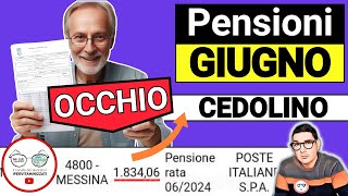 📑 CEDOLINO PENSIONI GIUGNO ➡ NOVITà IMPORTI TABELLA NETTI 📈 AUMENTI 0€ IRPEF PAGAMENTI CONGUAGLI [upl. by Otina]