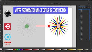 Vectorisation avec lOutils de Construction Inkscape PARTIE 2 [upl. by Otrebireh845]