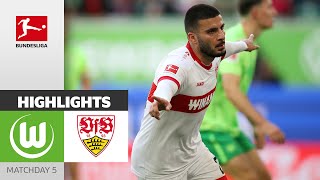 Undav with LastMinuteEqualizer  VfL Wolfsburg  VfB Stuttgart 22  MD5 – Bundesliga 202425 [upl. by Landre]