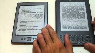 Kindle 4 vs Kindle 3  Page Turning Speed and Refresh Rate [upl. by Ahsienauq]