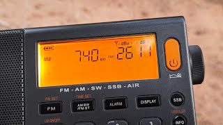 Rádio Sociedade da Bahia  740 khz  OM [upl. by Edan990]