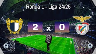 RELATO DOS GOLOS  FAMALICÃO vs BENFICA  Liga 2425  Antena 1 [upl. by Mcintyre]