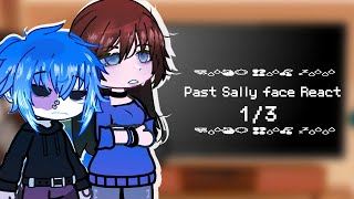 Sally face react 13  EXTREMELY RUSHED Gacha club react [upl. by Anileba]