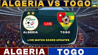 Algeria Vs Togo Live Match Today  ALG Vs TOG Live Football Match 2024 [upl. by Marks]