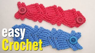 Easy Crochet How to Crochet Face Mask Adapter Face Mask Adapter Extender crochet pattern [upl. by Maddock]