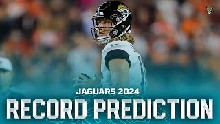 Jaguars 2024 Record Prediction [upl. by Eninej]