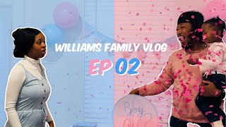 🎬 BTS footage of Baby Williams Gender Reveal 💙🩷 [upl. by Ansaev]