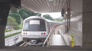 RETIRED SMRT KNS C751B  335336 departing NS16 Ang Mo Kio [upl. by Auhel]