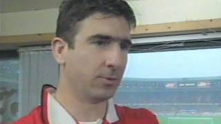 Eric Cantonas Cup Final 1994 Build up Goals  Interview [upl. by Lunneta]